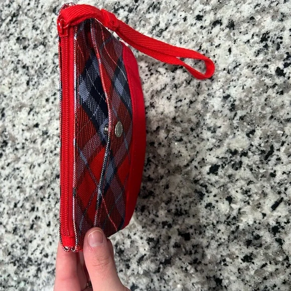 Stylish Red Plaid Women's Bag - Picture 4 of 12